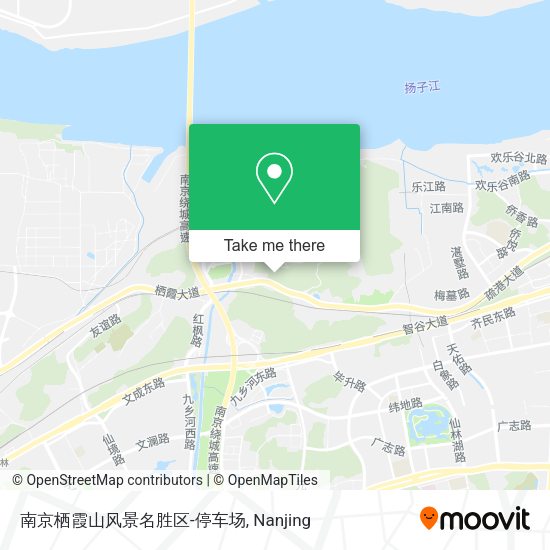 南京栖霞山风景名胜区-停车场 map