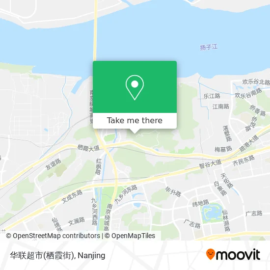 华联超市(栖霞街) map