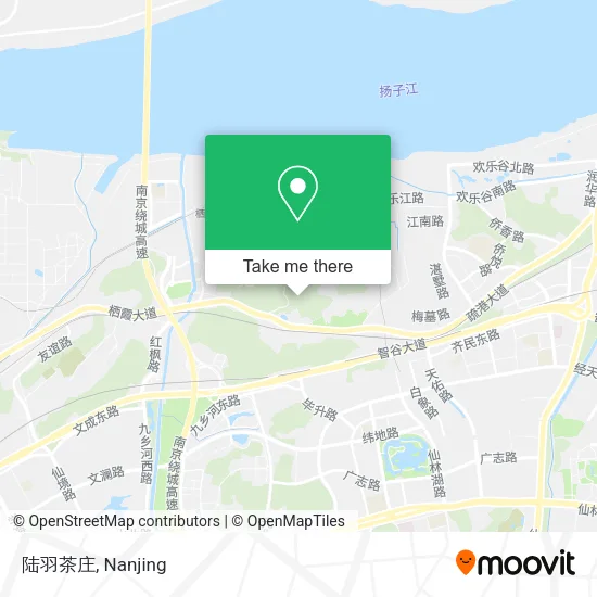 陆羽茶庄 map