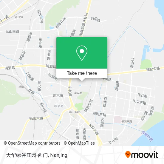 天华绿谷庄园-西门 map