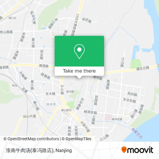 淮南牛肉汤(泰冯路店) map