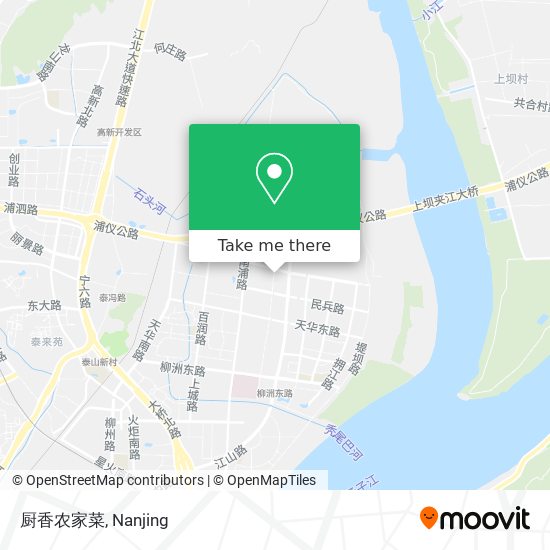 厨香农家菜 map