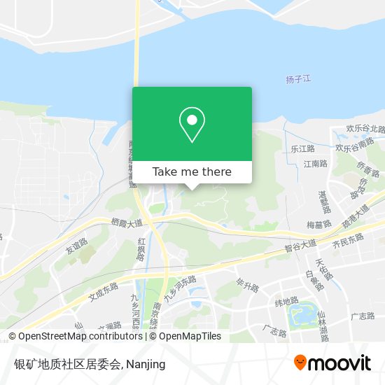 银矿地质社区居委会 map