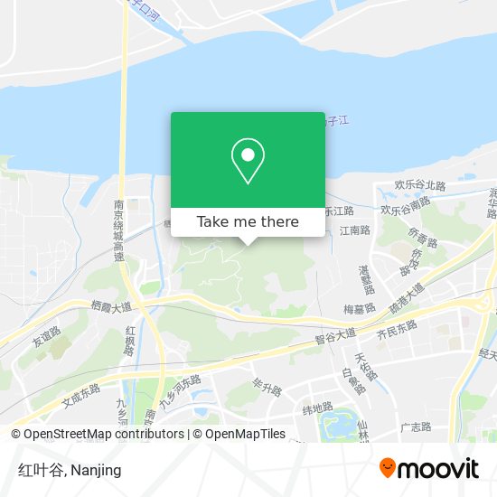 红叶谷 map