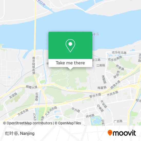 红叶谷 map