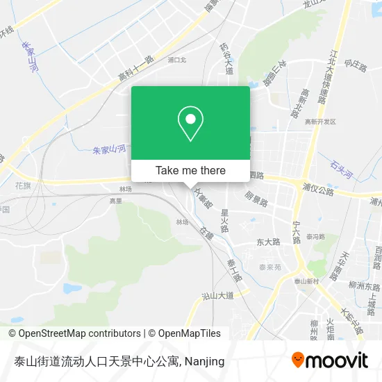 泰山街道流动人口天景中心公寓 map