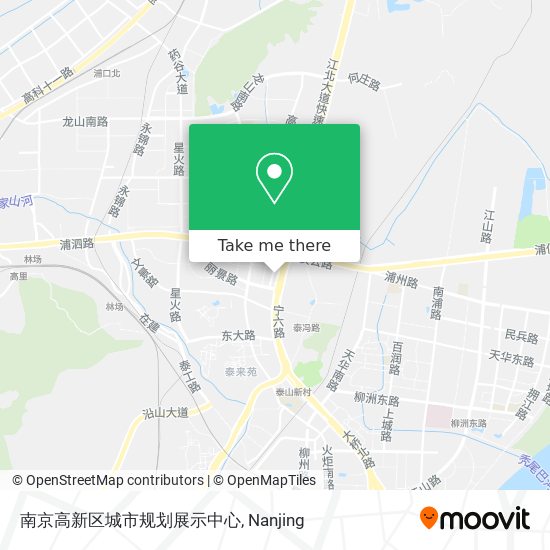 南京高新区城市规划展示中心 map