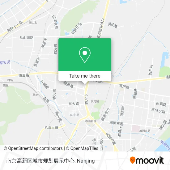 南京高新区城市规划展示中心 map