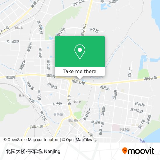 北园大楼-停车场 map