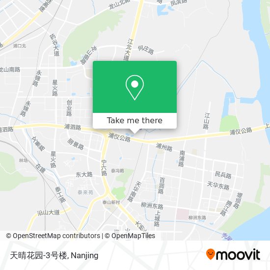 天晴花园-3号楼 map