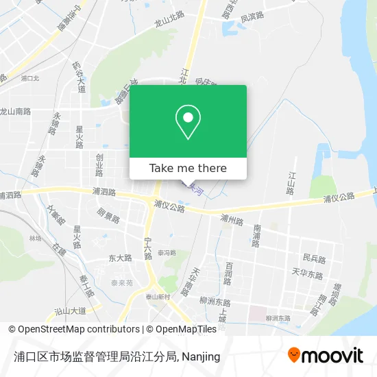 浦口区市场监督管理局沿江分局 map