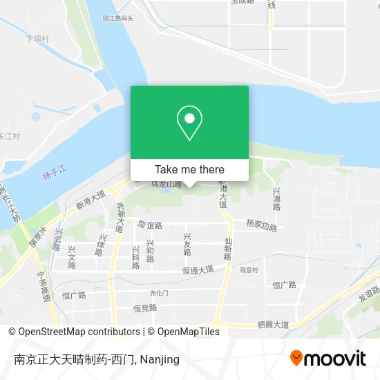 南京正大天晴制药-西门 map