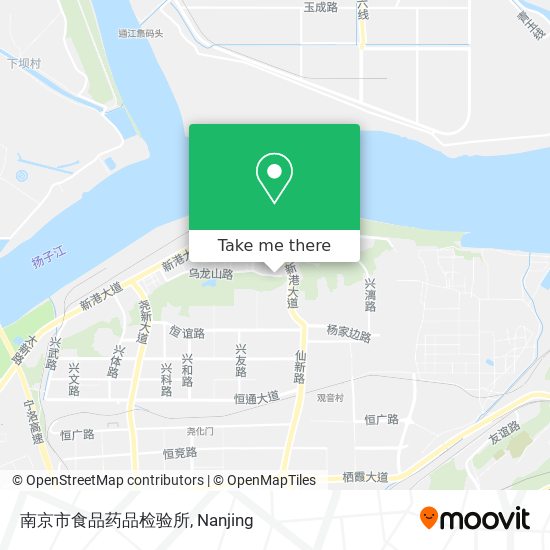 南京市食品药品检验所 map