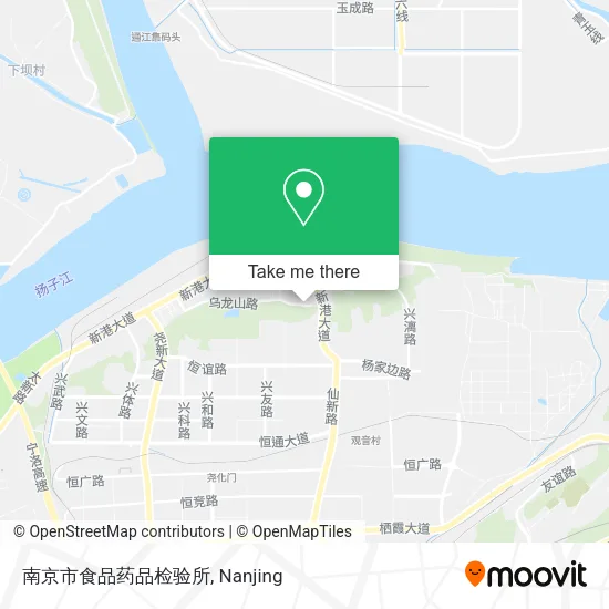 南京市食品药品检验所 map
