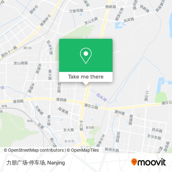 力朋广场-停车场 map