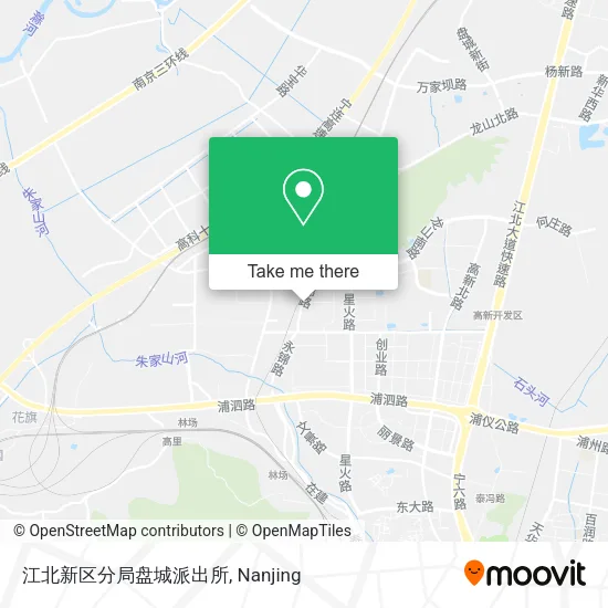 江北新区分局盘城派出所 map