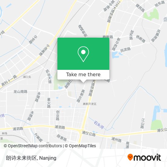 朗诗未来街区 map
