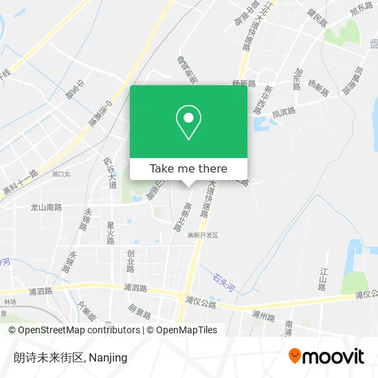 朗诗未来街区 map