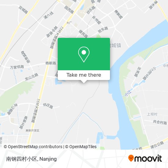 南钢四村小区 map