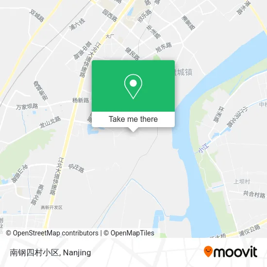 南钢四村小区 map