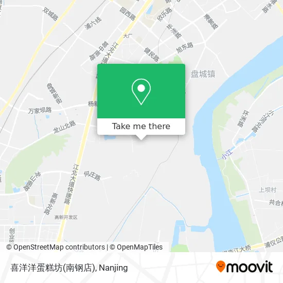 喜洋洋蛋糕坊(南钢店) map