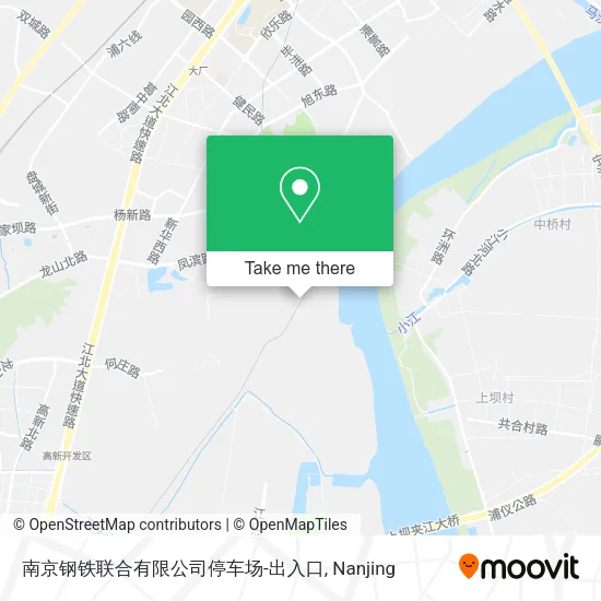 南京钢铁联合有限公司停车场-出入口 map