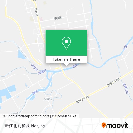 新江北孔雀城 map