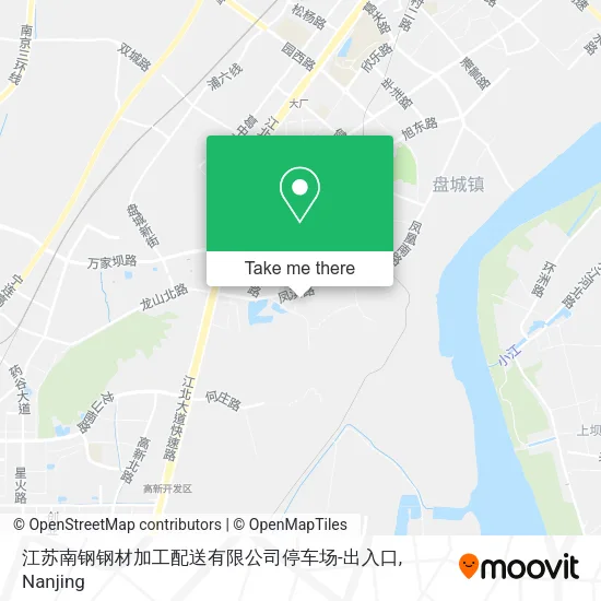 江苏南钢钢材加工配送有限公司停车场-出入口 map