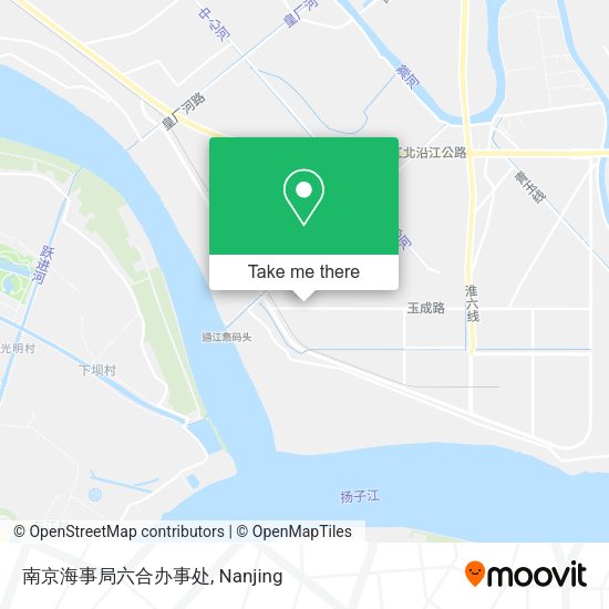南京海事局六合办事处 map