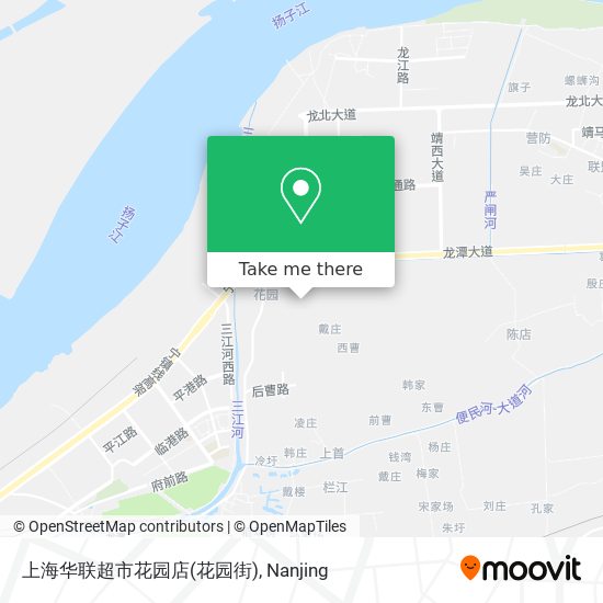上海华联超市花园店(花园街) map