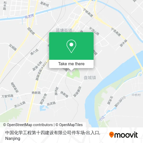 中国化学工程第十四建设有限公司停车场-出入口 map