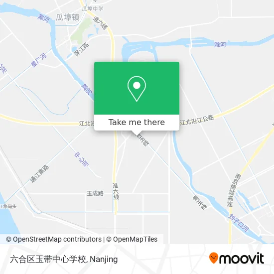 六合区玉带中心学校 map
