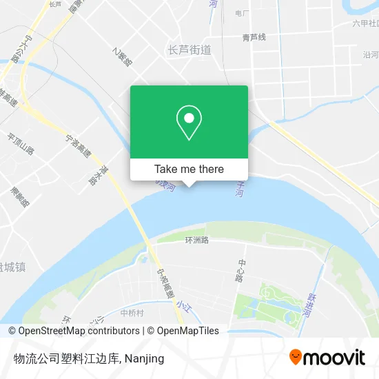 物流公司塑料江边库 map