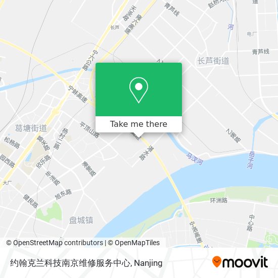 约翰克兰科技南京维修服务中心 map
