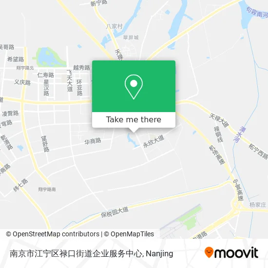 南京市江宁区禄口街道企业服务中心 map