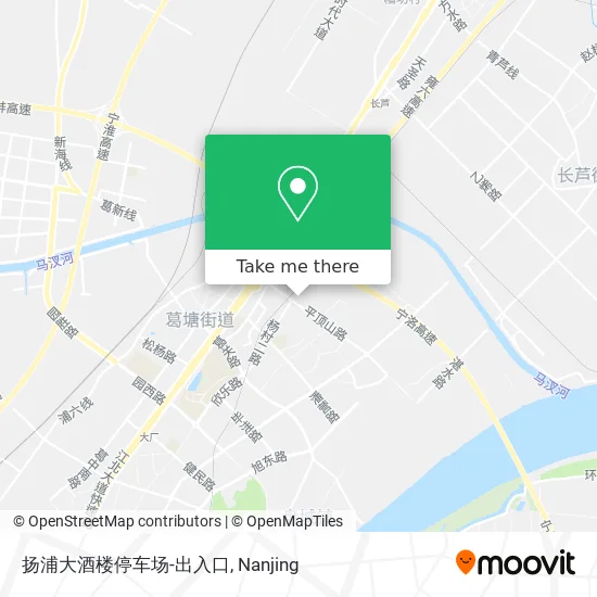 扬浦大酒楼停车场-出入口 map