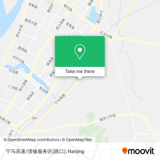 宁马高速/清修服务区(路口) map