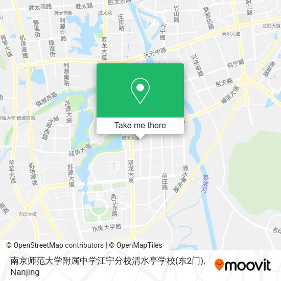 南京师范大学附属中学江宁分校清水亭学校(东2门) map