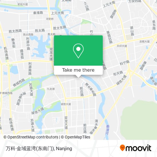 万科·金域蓝湾(东南门) map
