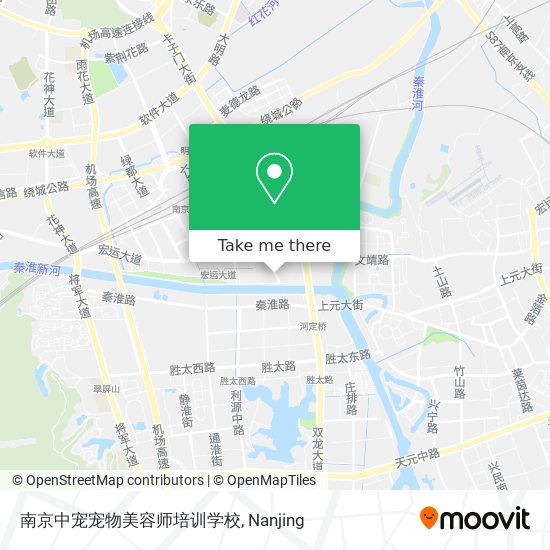 南京中宠宠物美容师培训学校 map