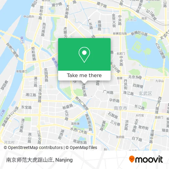 南京师范大虎踞山庄 map