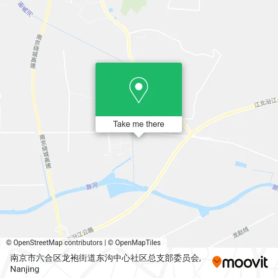 南京市六合区龙袍街道东沟中心社区总支部委员会 map