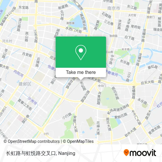 长虹路与虹悦路交叉口 map