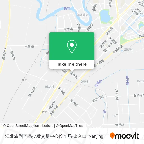 江北农副产品批发交易中心停车场-出入口 map