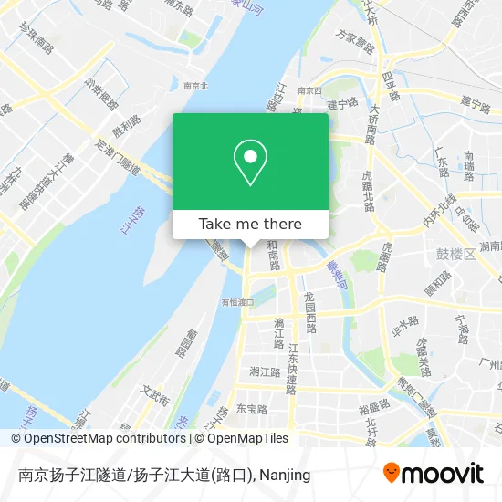 南京扬子江隧道/扬子江大道(路口) map