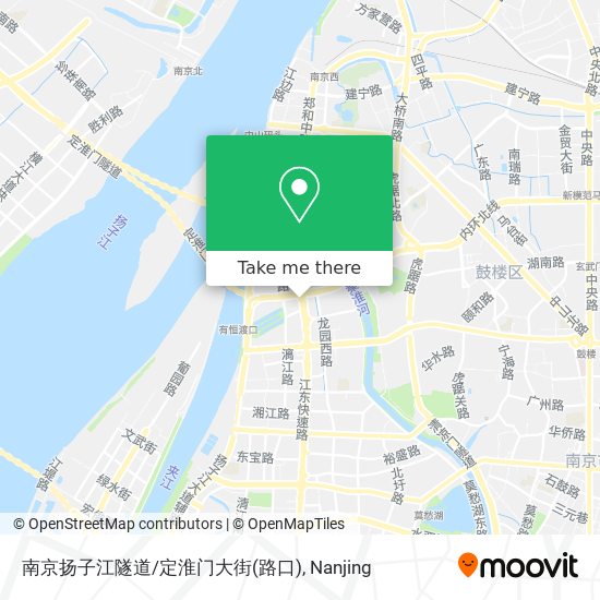 南京扬子江隧道/定淮门大街(路口) map