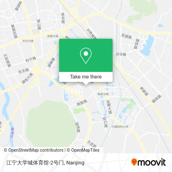 江宁大学城体育馆-2号门 map