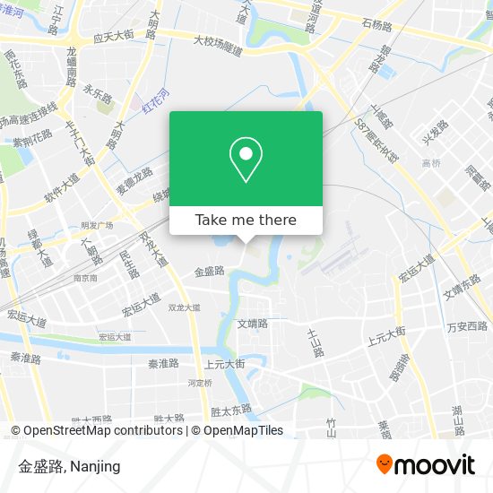 金盛路 map
