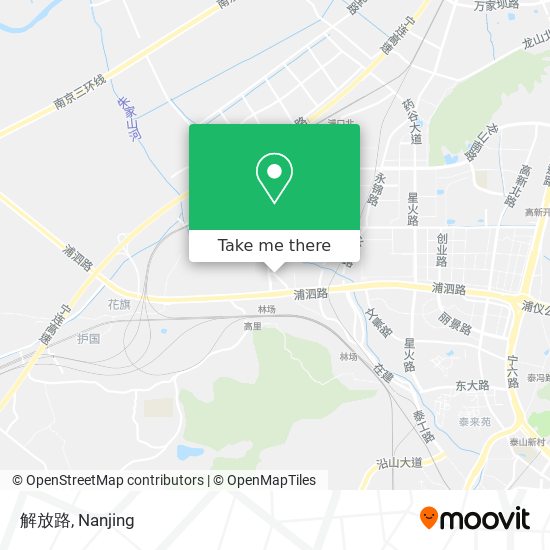 解放路 map