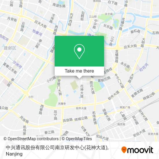 中兴通讯股份有限公司南京研发中心(花神大道) map